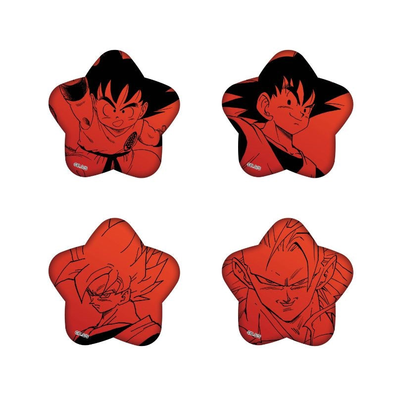 Dragon Ball - Can Badge Complete Set of 4 Son Goku
