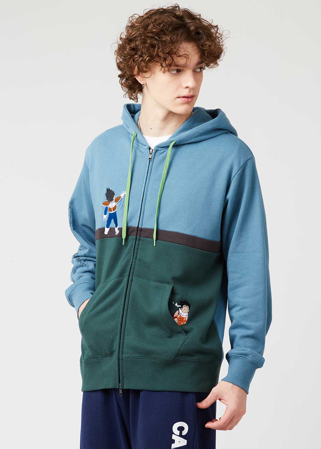 Dragon Ball Z Graniph Collection Collaboration Clothing - Hidden Dragon Ball Fleece Zip Hoodie