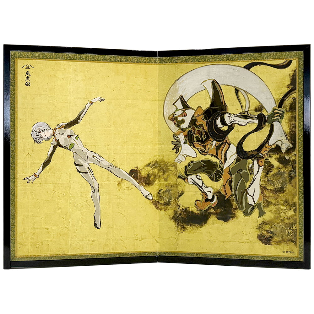 Evangelion x Ukiyoe - Folding Screen Fujin Unit 00 / Rei