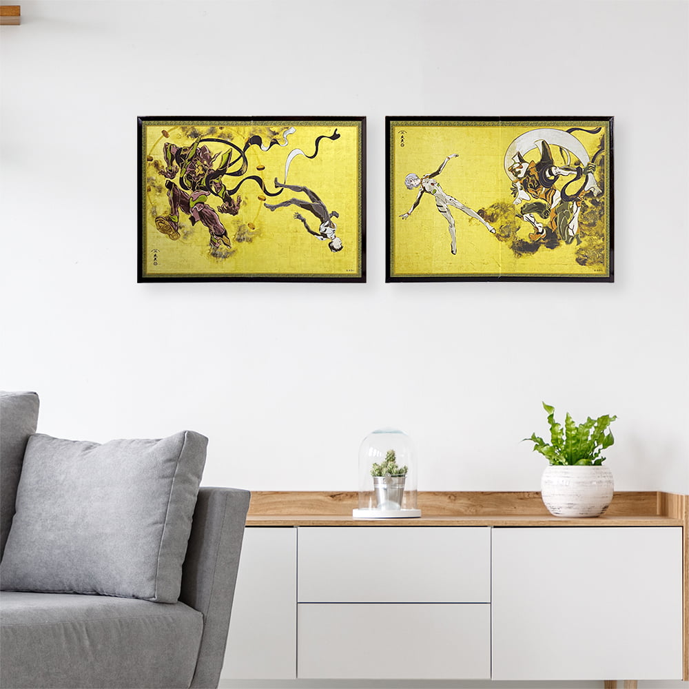 Evangelion x Ukiyoe - Folding Screen Fujin Unit 00 / Rei