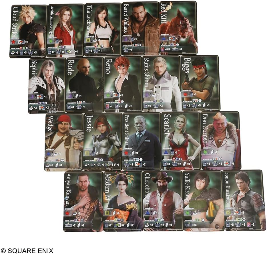 Final Fantasy VII Remake - Board Game Materia Hunter