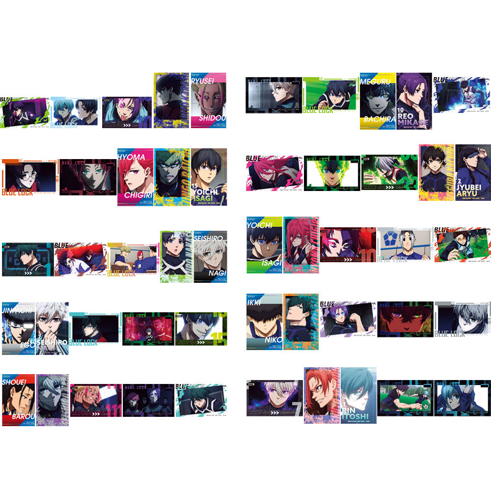 Ichiban Kuji Blue Lock Ready for The Final Battle - K Prize Holographic Sticker Set Complete Set of 10 Types