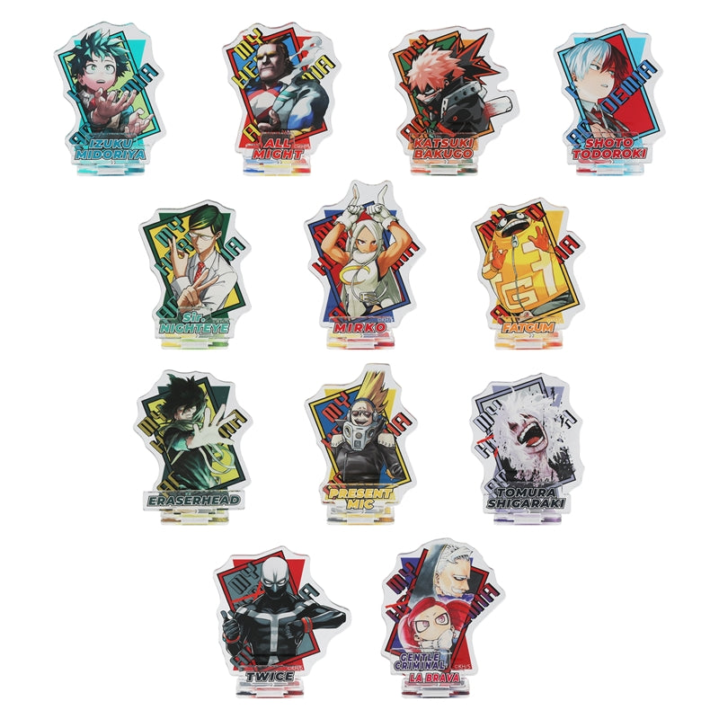 My Hero Academia Jump Exclusive - Acrylic Figure Collection 3rd Edition Complete Set of 12 Types
