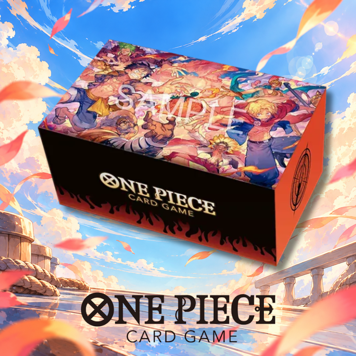 One Piece Card Game - Official Storage Box The Battle for the Mera Mera Fruit Edition
