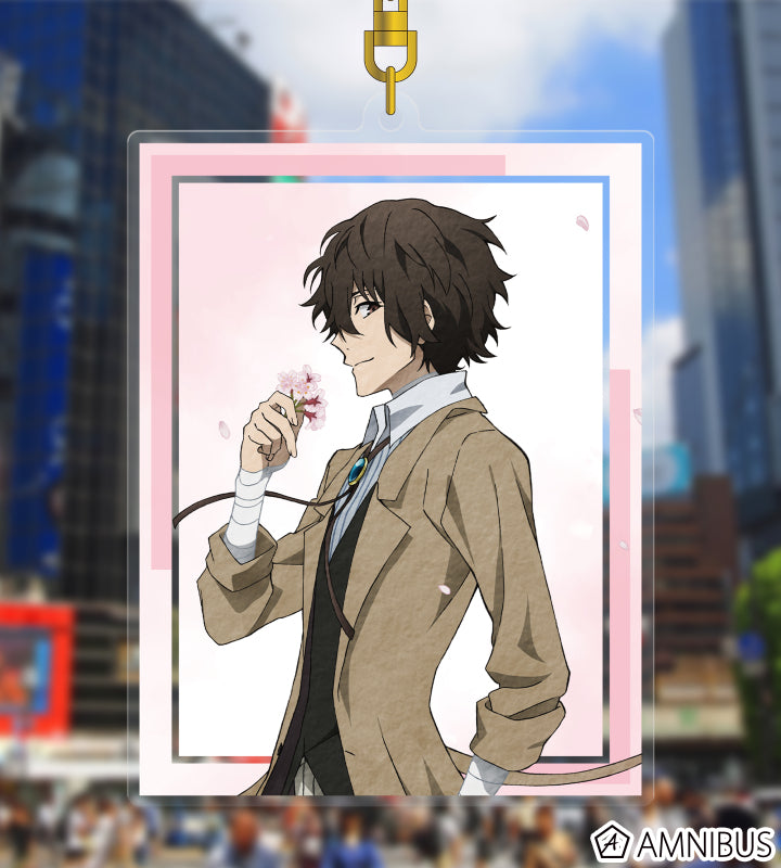 Seasonal Journey Ver. BIG Acrylic Keychain - Osamu Dazai - official image 2