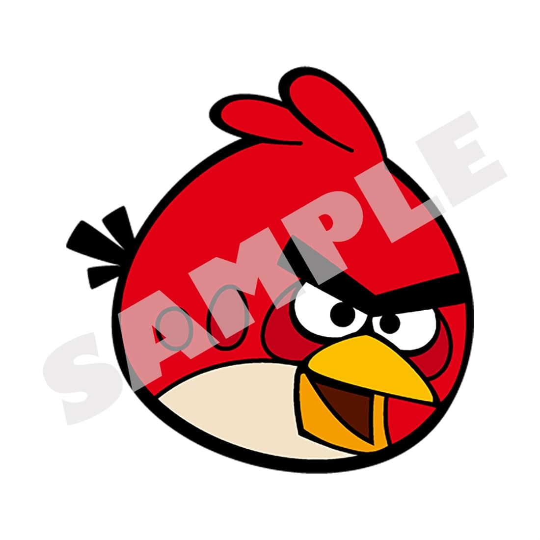 Angry Birds Red pin badge, official view 1