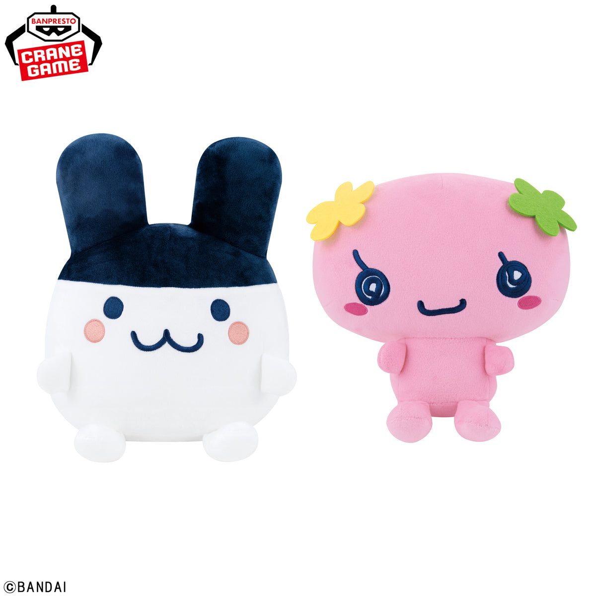 Tamagotchi Mofugutto Plush - Mimitchi & Flowertchi - official product image 2