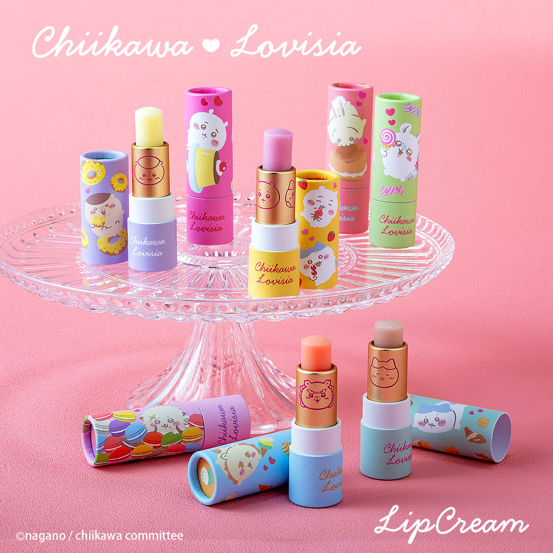 Chiikawa Lovisia - Daishugo Lip Balm (6 Types) - Hachiware - Milk Chocolate - photo 6