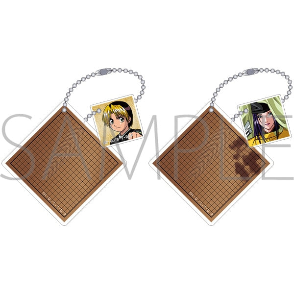 Hikaru no Go – Lenticular Go Board Acrylic Keychain – official product view 1