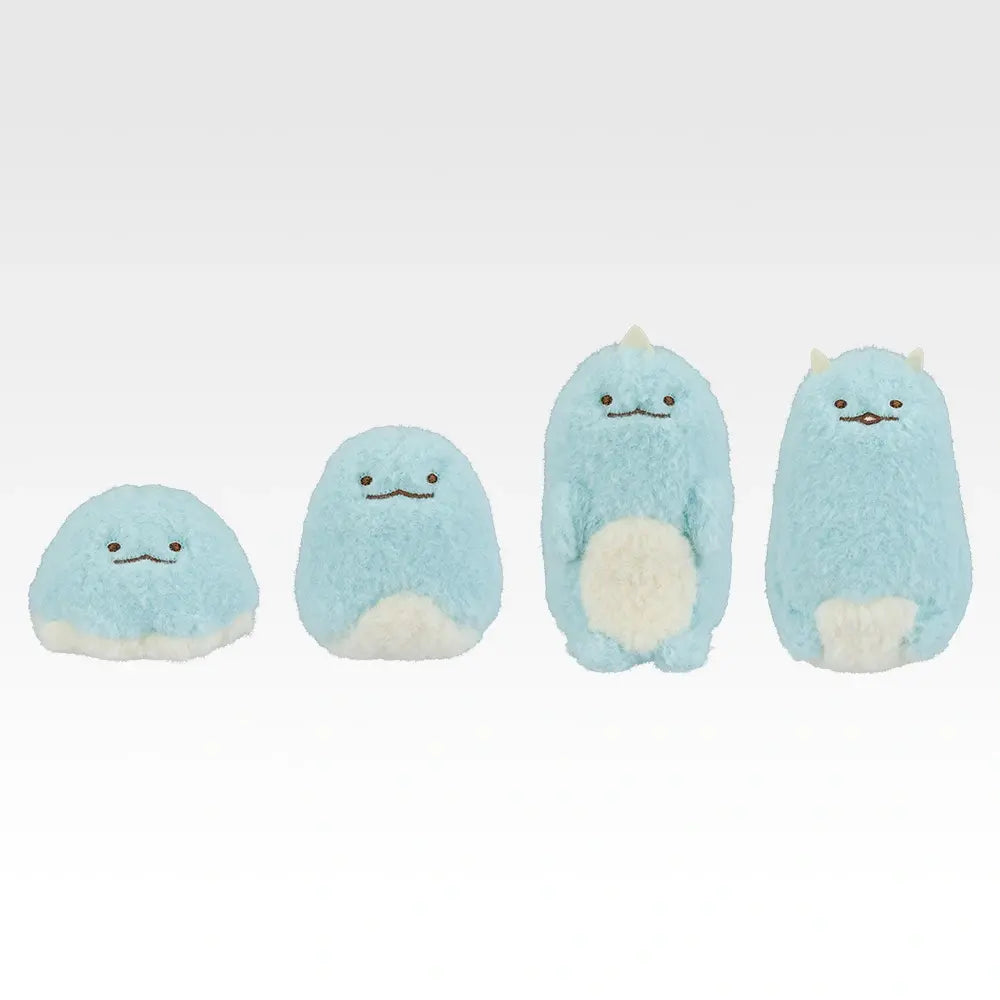 Ichiban Kuji Sumikko Gurashi What If Sumikko Evolved? - A Prize Tokage Plush Evolution Set Complete Set Of 4 Types official view 1
