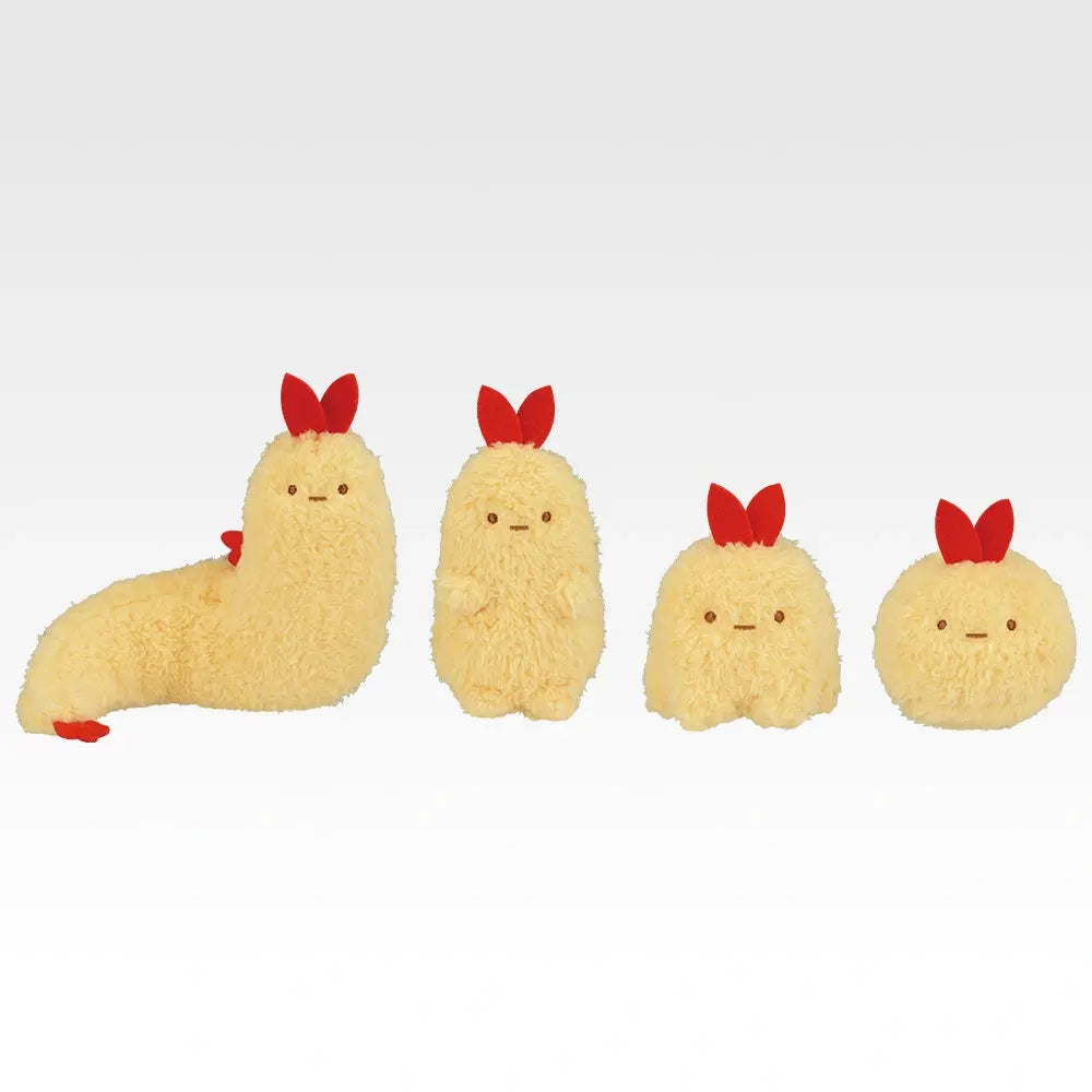 Ichiban Kuji Sumikko Gurashi What If Sumikko Evolved? - B Prize Ebifurai No Shippo Plush Evolution Set Complete Set Of 4 Types official view 1