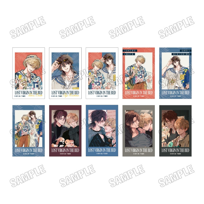 Lost Virgin in the bed - mini photo card complete box