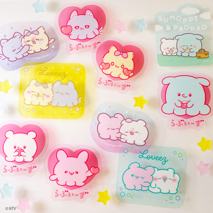 Loveez heart and character sticker assortment