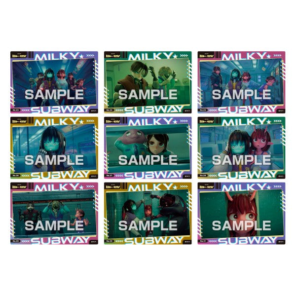Milky Subway Clear Card Collection Gum card designs, group 4