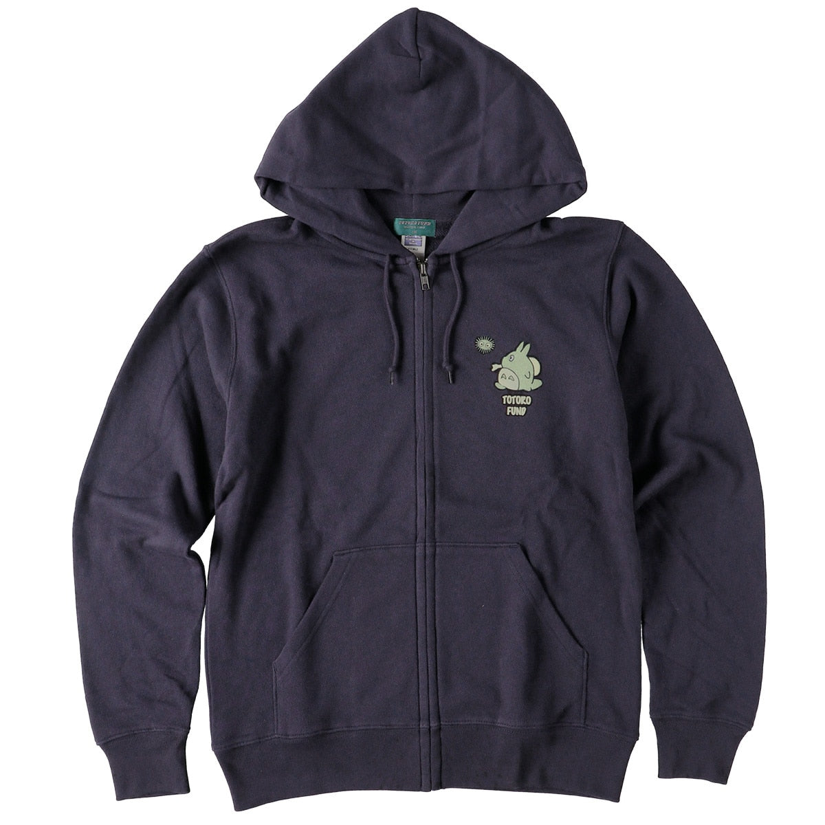 My Neighbor Totoro Totoro Fund Furoshiki Totoro Hoodie - Navy - official view 1