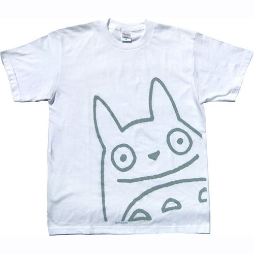 My Neighbor Totoro Totoro Fund Hello Totoro T-Shirt - White and Gray - official view 1