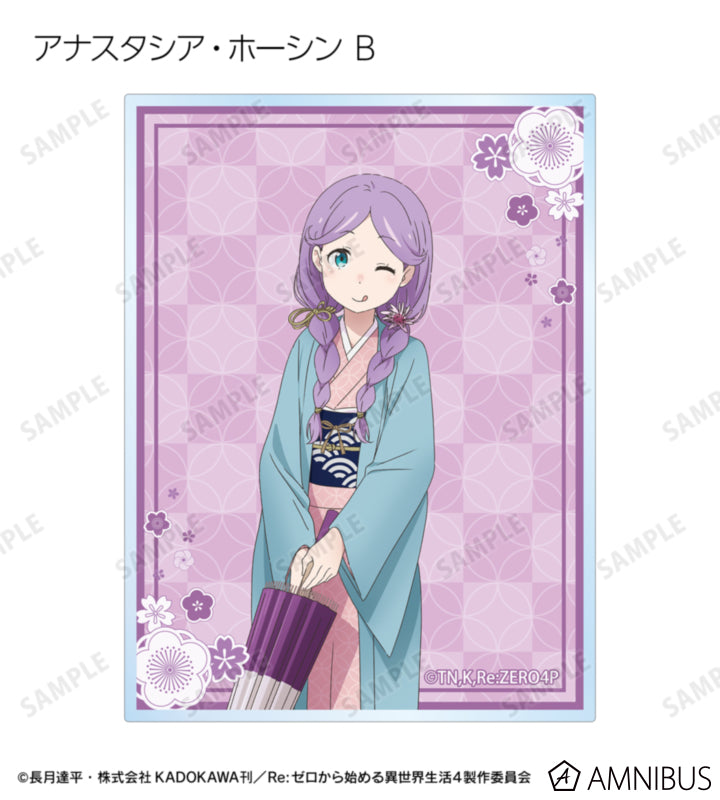 Re:Zero Japanese Umbrella Wasou Illustrated Cards official product view 10