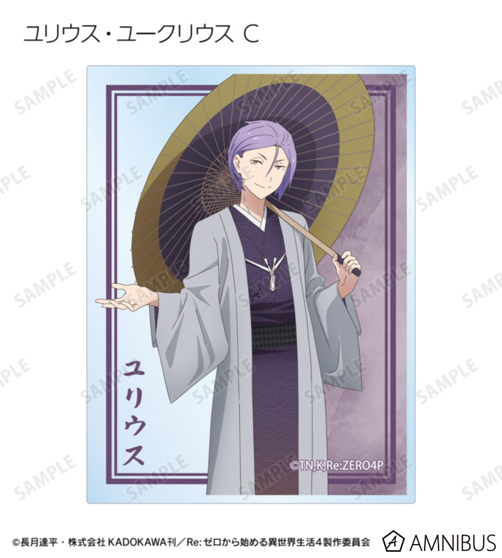 Re:Zero Japanese Umbrella Wasou Illustrated Cards official product view 16