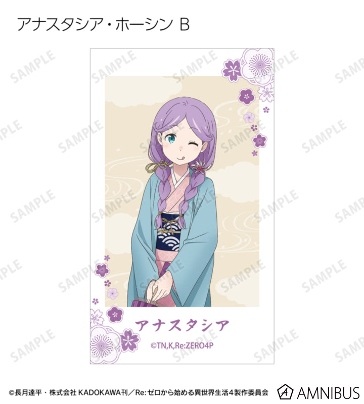 Re:Zero Japanese Umbrella Wasou Postcards / Clear Cards official product view 10