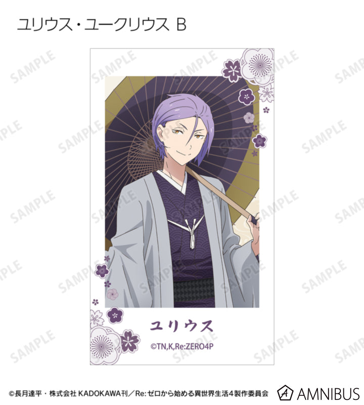 Re:Zero Japanese Umbrella Wasou Postcards / Clear Cards official product view 11