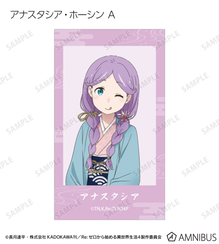 Re:Zero Japanese Umbrella Wasou Postcards / Clear Cards official product view 5
