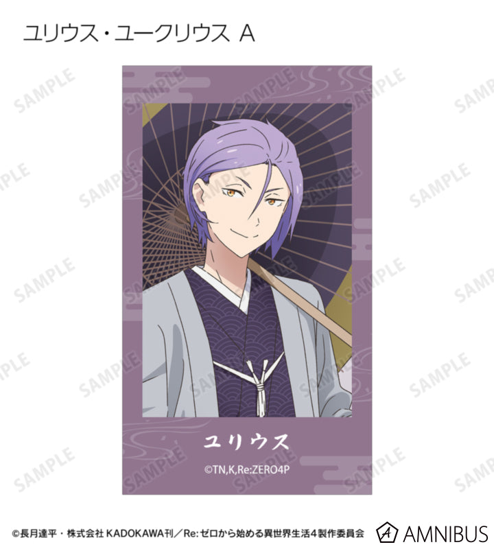 Re:Zero Japanese Umbrella Wasou Postcards / Clear Cards official product view 6