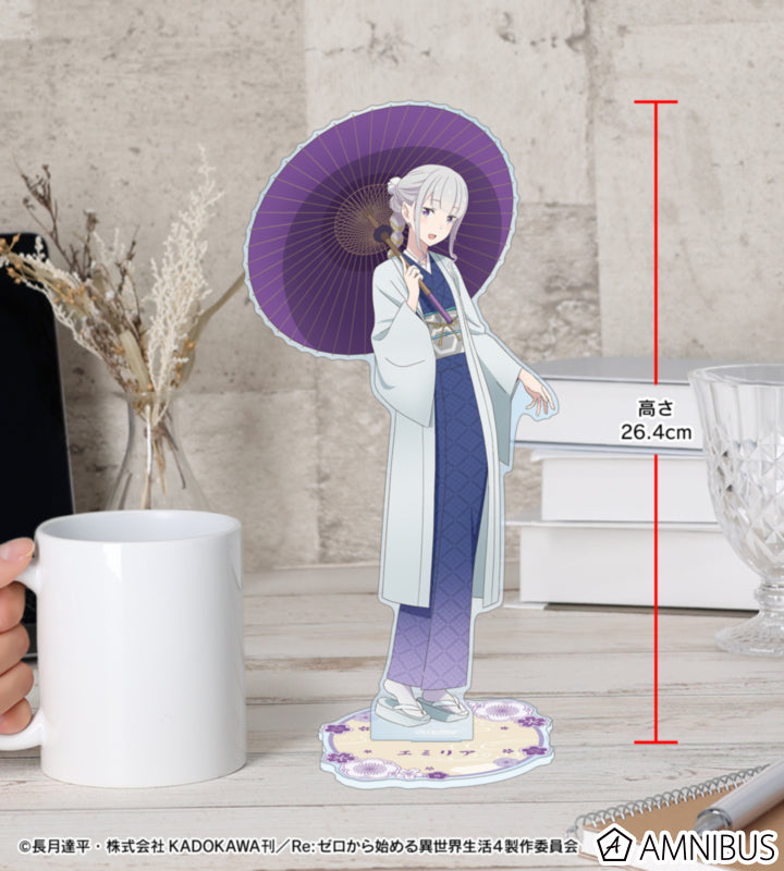 Re:Zero Emilia Stands official product view 3