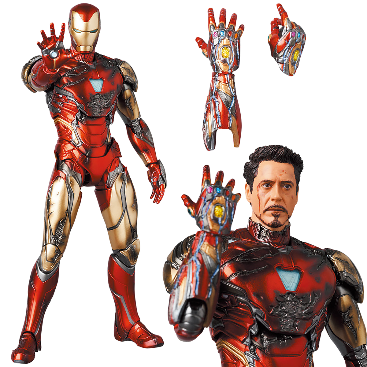 MAFEX No.195 - IRON MAN MARK85 (BATTLE DAMAGE Ver.)