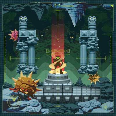 Metroid - From the Depths of Zebeth: Resynthesized LP (Original Splatter) - cover
