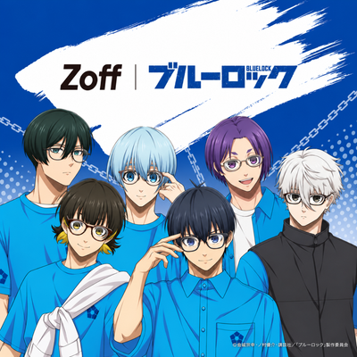 Blue Lock x Zoff - Glasses Rin Itoshi Model [Pre-Order Jan 2027]