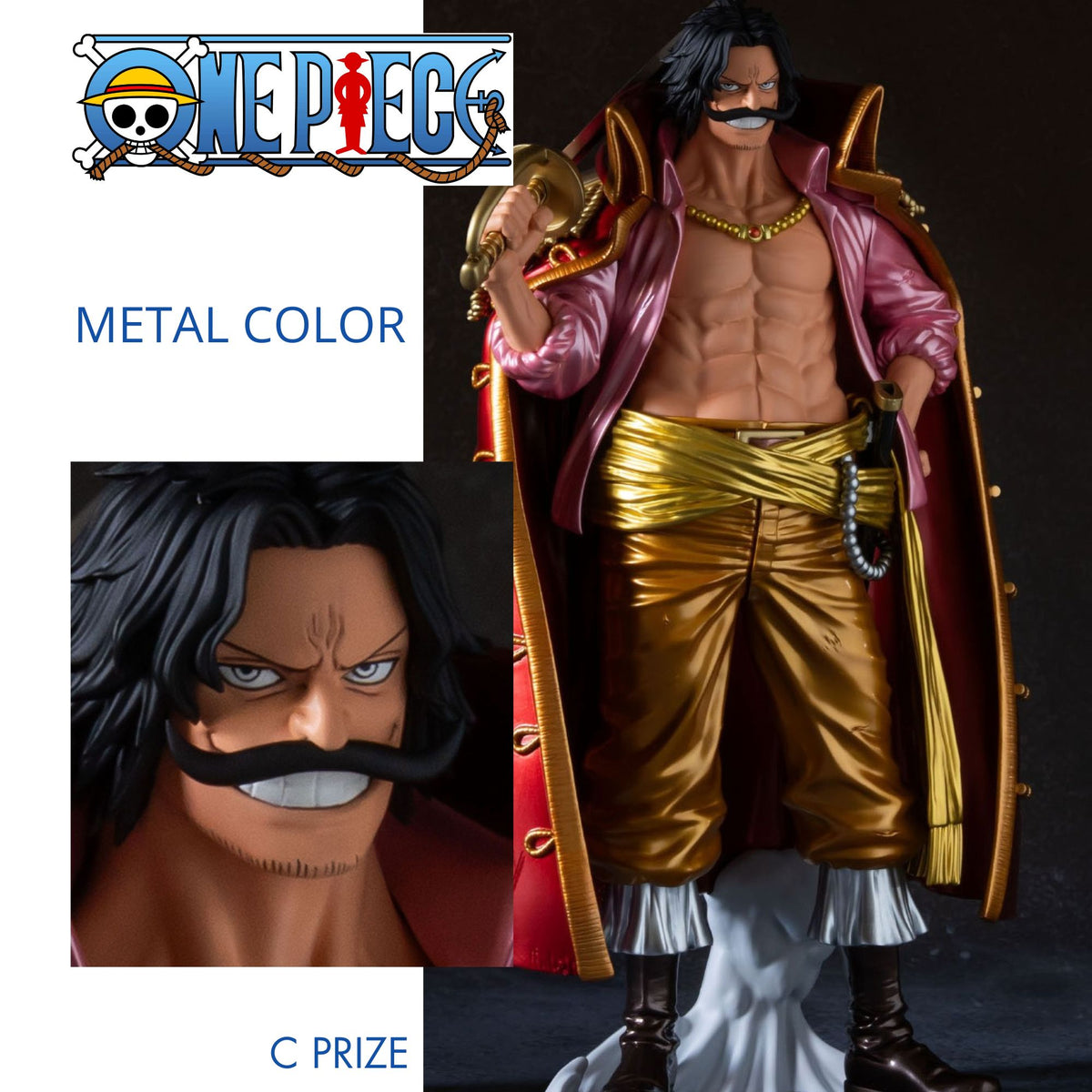 Banpresto Kuji Premium One Piece Vol.3 - C Prize Gol D. Roger Metal Color Ver.