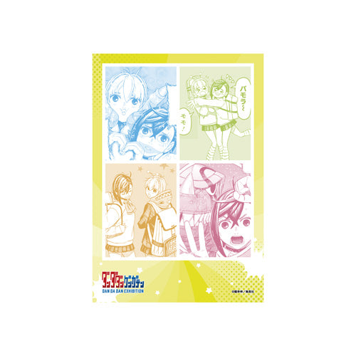 DanDaDan Exhibition - Momo and Bamora Print Sticker Style 4-Cut Sticker