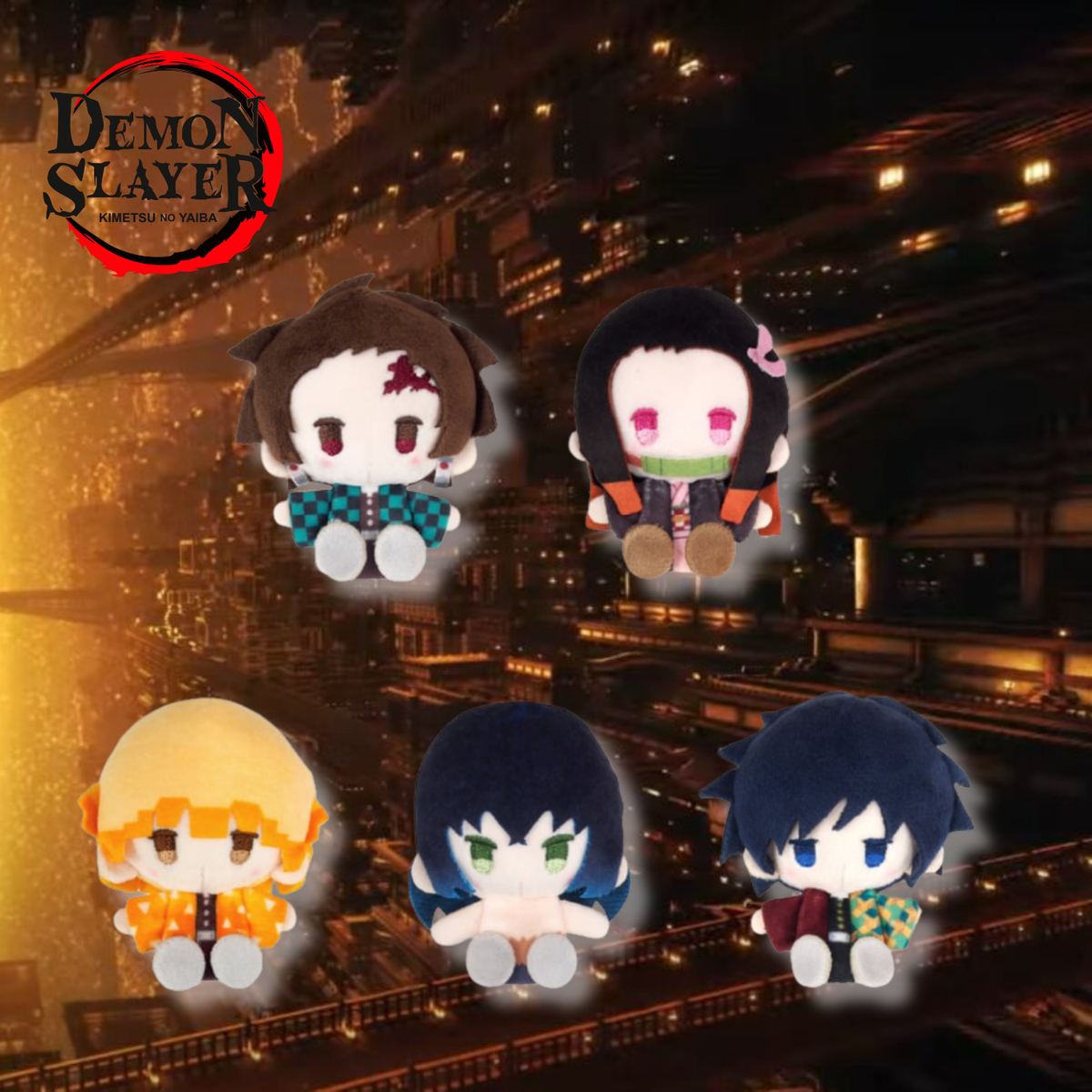 Demon Slayer Tapioca - Plush Mascot Vol.1 Complete Set of 5