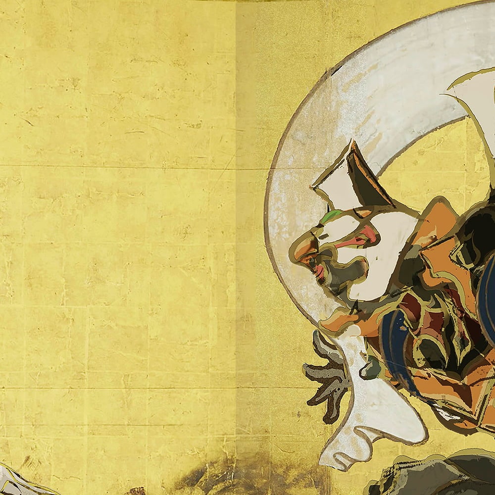 Evangelion x Ukiyoe - Folding Screen Fujin Unit 00 / Rei