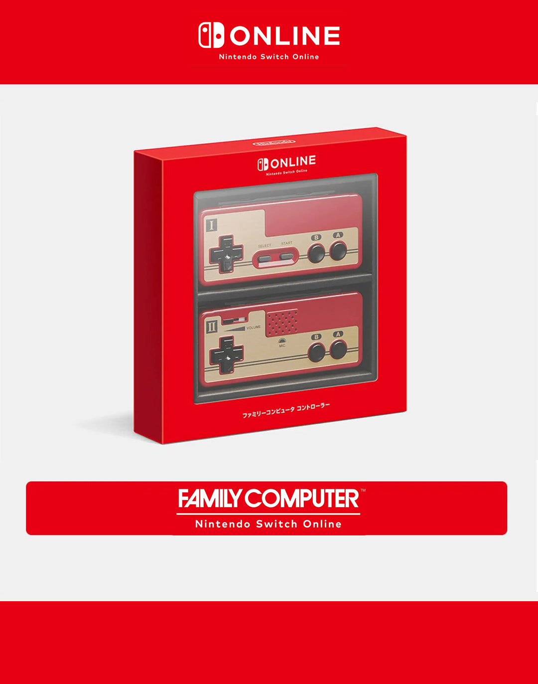 Family Computer Controller - Switch Online Set 2 Pcs