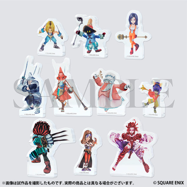 Final Fantasy IX 25th Anniversary The Exhibition - Mini Acrylic Figure Collection Complete Set of 10 Types