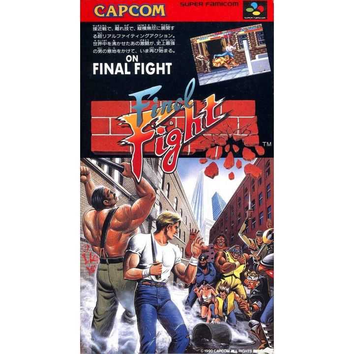 [USED JAPAN] Final Fight Super Famicom (Game Cartridge Only)