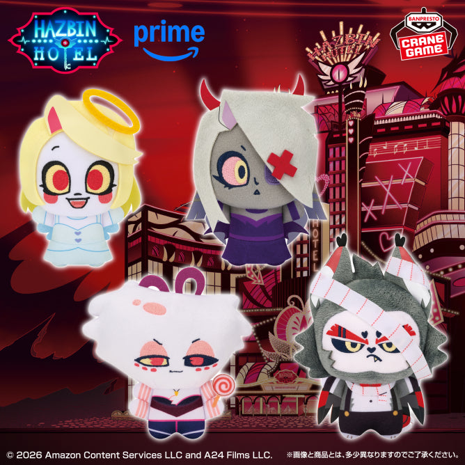 Hazbin Hotel Plush Toys - Party Costume Complete Set of 4 Types