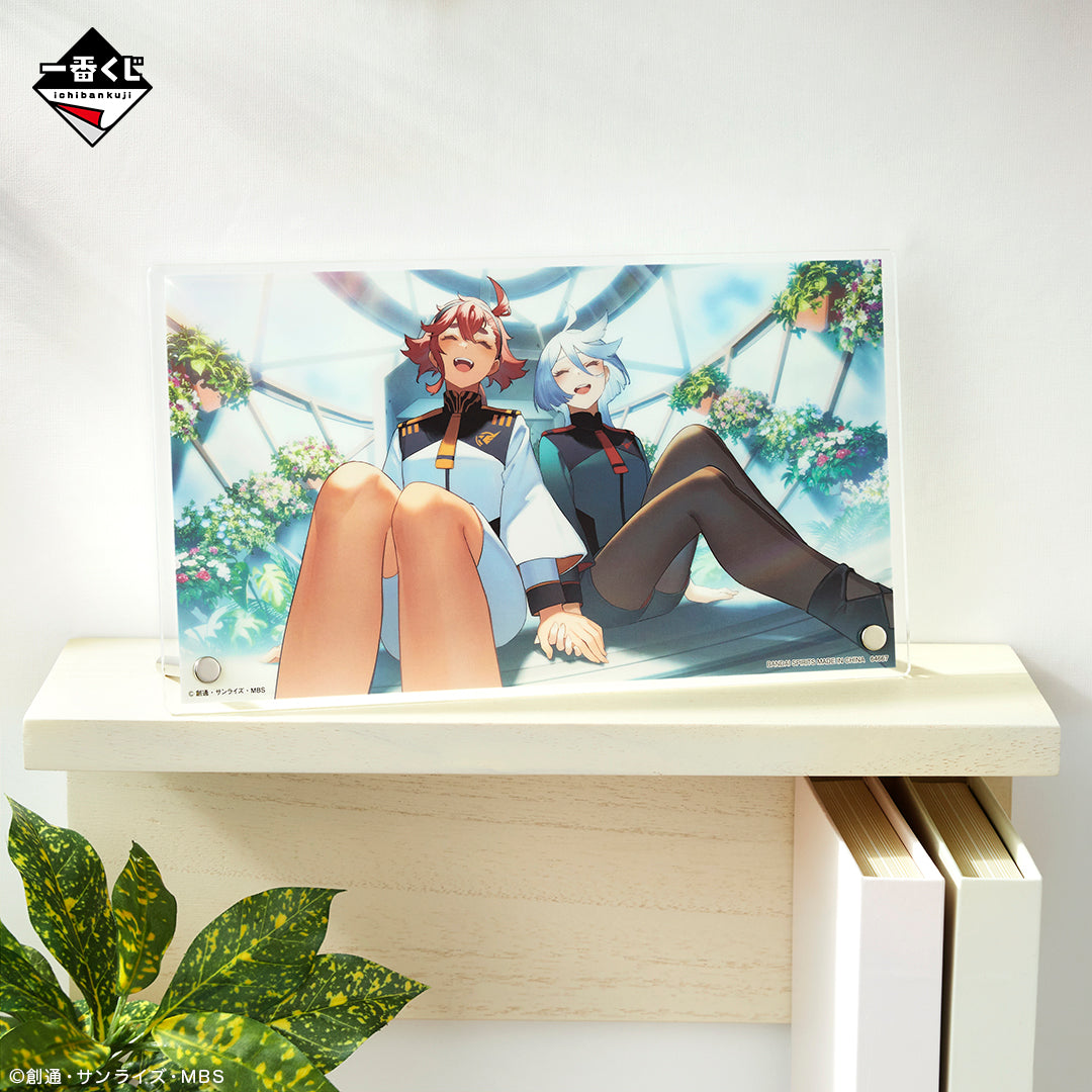 Ichiban Kuji Mobile Suit Gundam: The Witch of Mercury Vol.3 - Blessings to You - B Prize - Visual Stand Episode 24 End Card Ver.