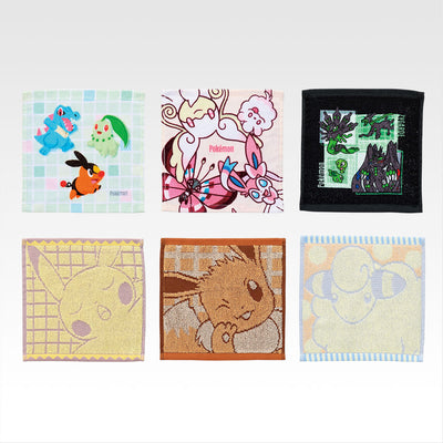 Ichiban Kuji Pokemon Collection 2025 Let's Go For a Walk - I Prize Hand Towel Collection Complete Set of 6 Types