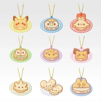 Ichiban Kuji Pokemon Poke Pieces Welcome to the PEACE Diner - I Prize Pancake Rubber Charm Complete Set of 9 Types