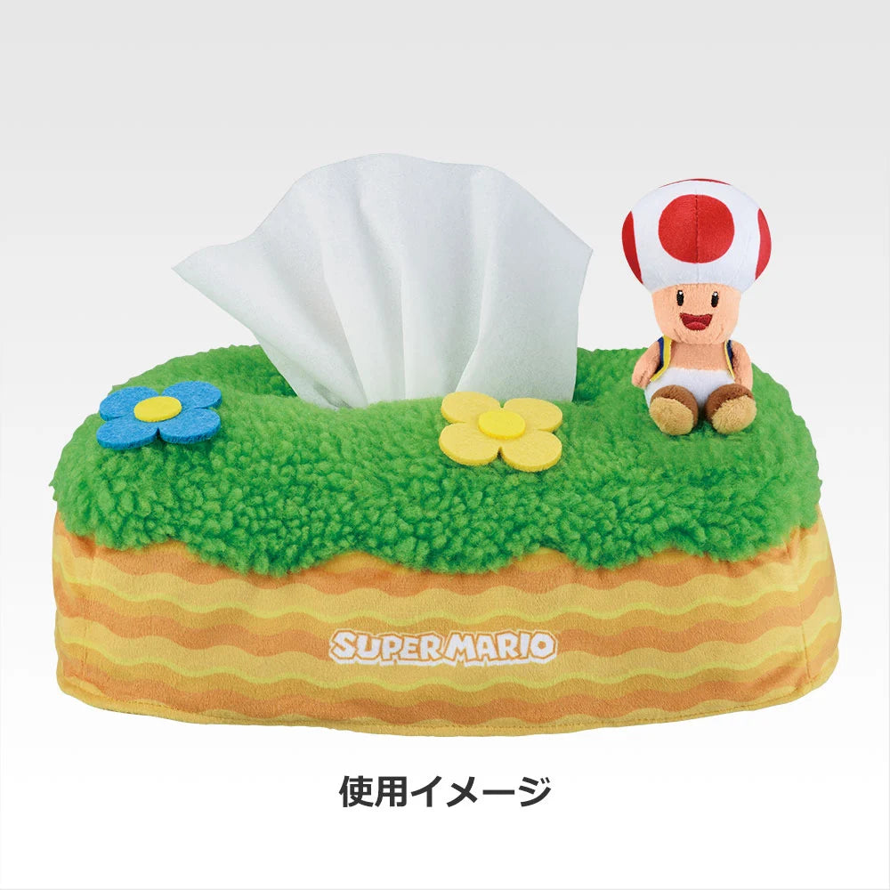 Ichiban Kuji Super Mario: Mario & Friends Always Together - B Prize Toad Tissue Case