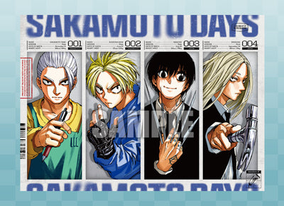 Jump Giga 2025 Winter Blue Box + Poster + Gintama Postcards + Gintama Stickers + Sakamoto Days Poster + Sakamoto Days Clear Card