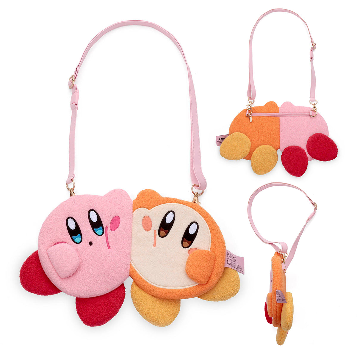 Kirby Plays With Waddle Dee - Plush Pouch