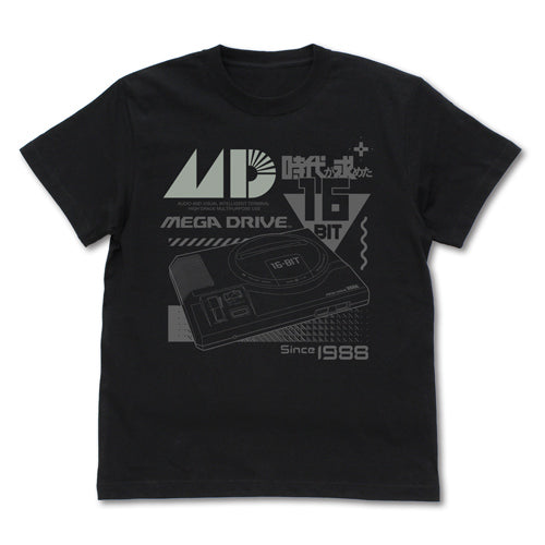 Mega Drive Reflector Print T-Shirt L Size