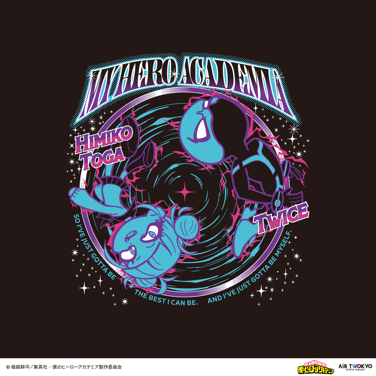 My Hero Academia x Air Twokyo - Season 4 Scene Illustration Sweatshirt 3 Himiko Toga & Twice Ver. [Pre-Order Sep 2026]
