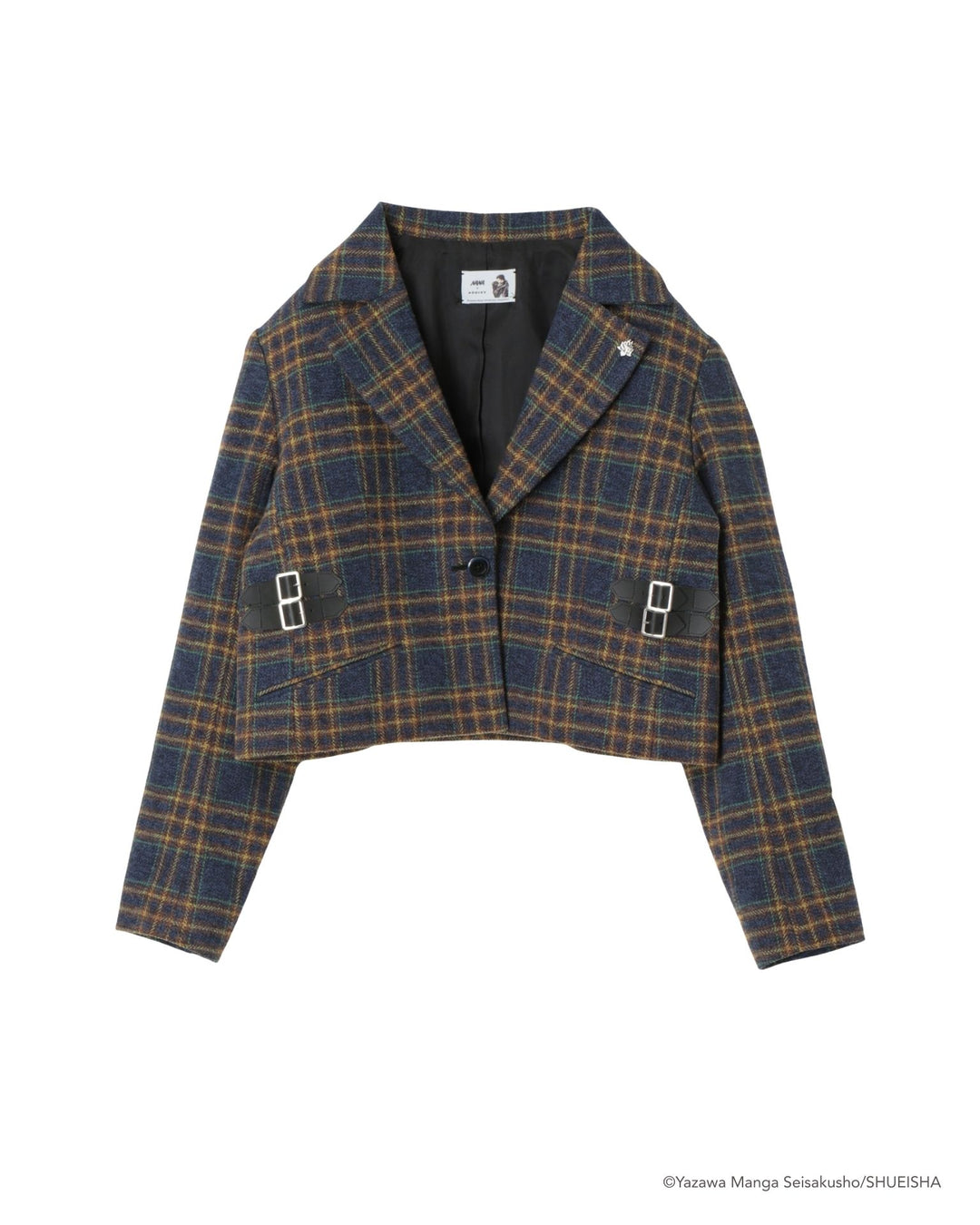 Nana x Addixy Collaboration - Check Cropped Jacket [Pre-Order Apr 2026]