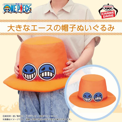 One Piece - Large Ace Hat Plush Toy