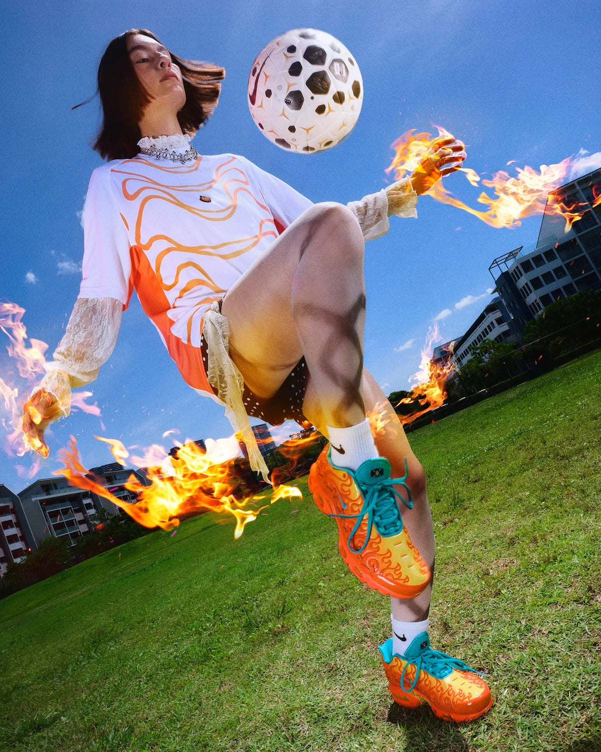 ONE PIECE x Nike Collaboration - SS Jersey Mera Mera