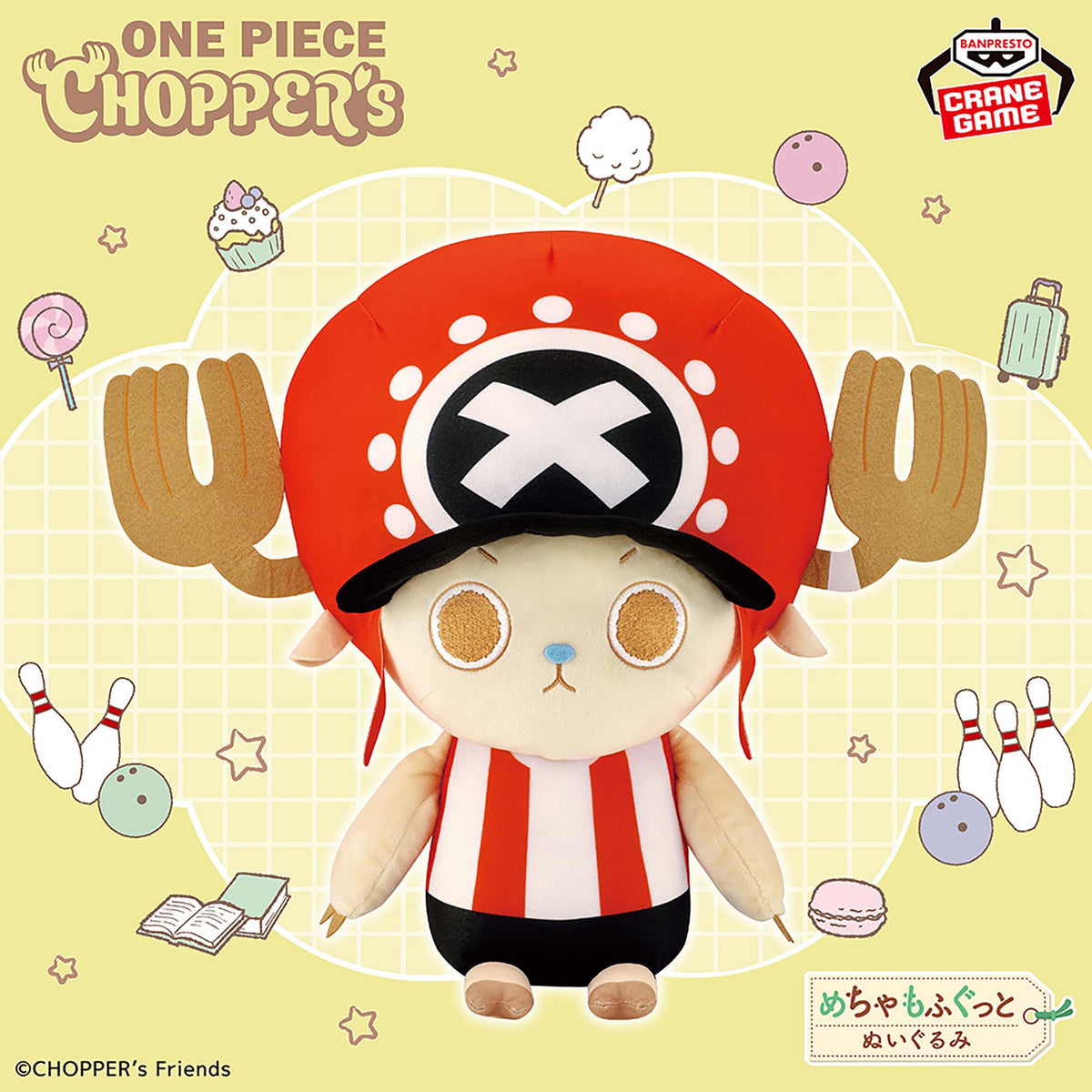 One Piece Super Mofugutto Plush - Chopper Round 1 Limited Color